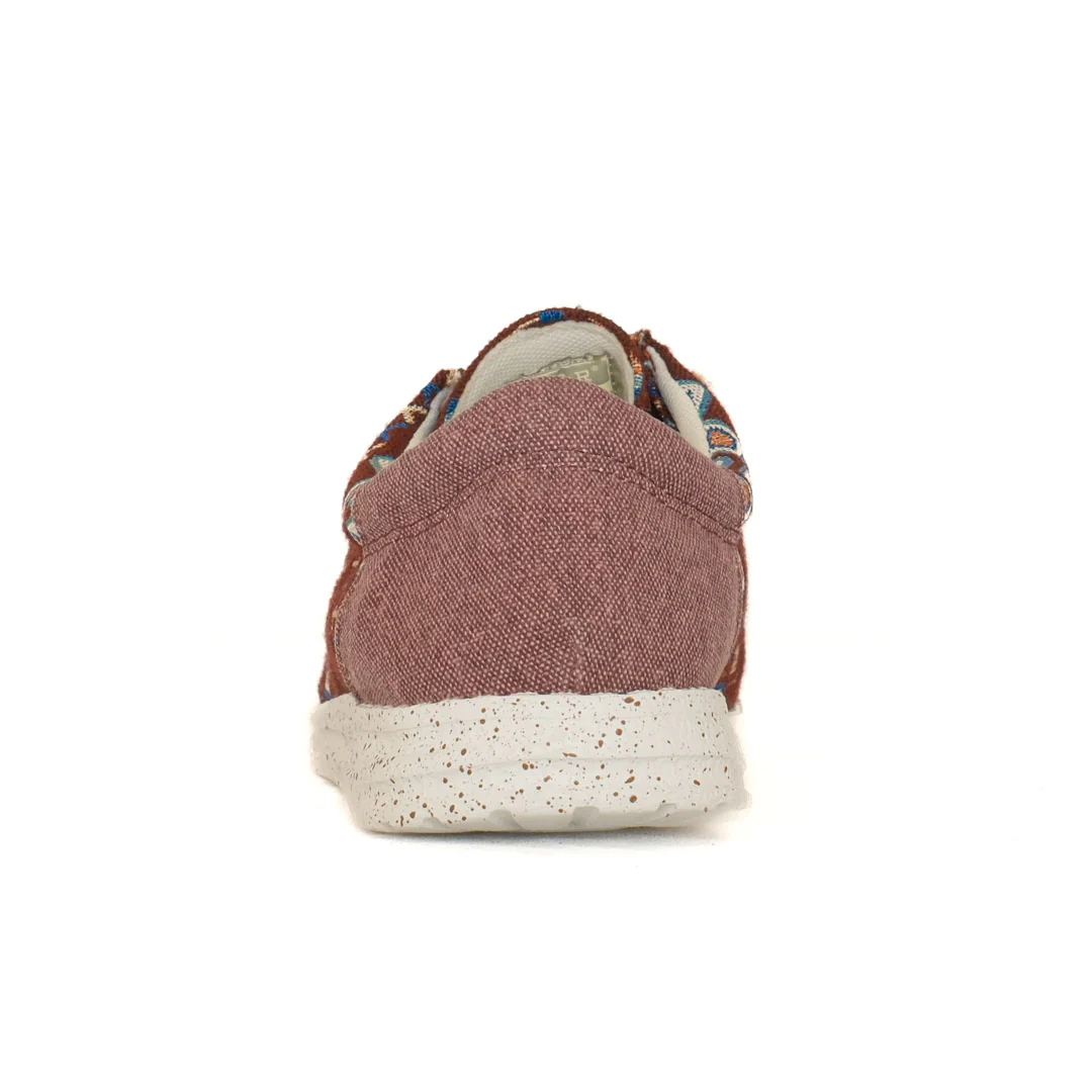 Roper Women's Aztec Print Canvas Slip-On Shoes