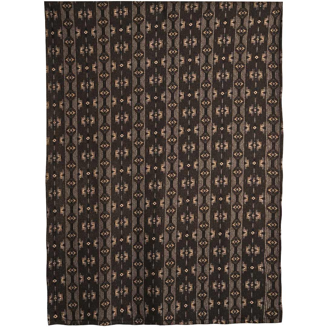 Rock & Roll Denim Aztec Berber Throw Blanket