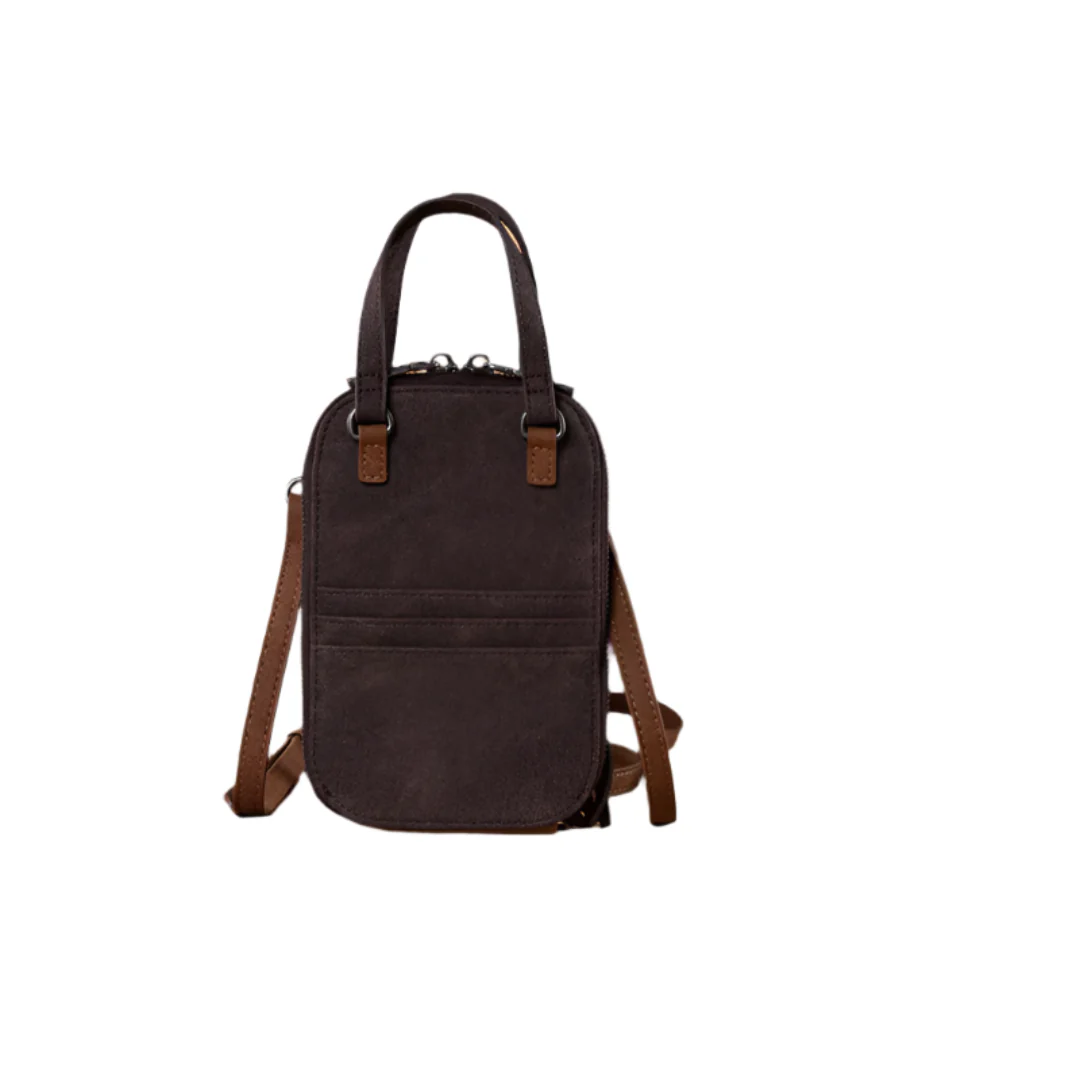 Wrangler Women's W Stitch Two Tone North South Mini Crossbody