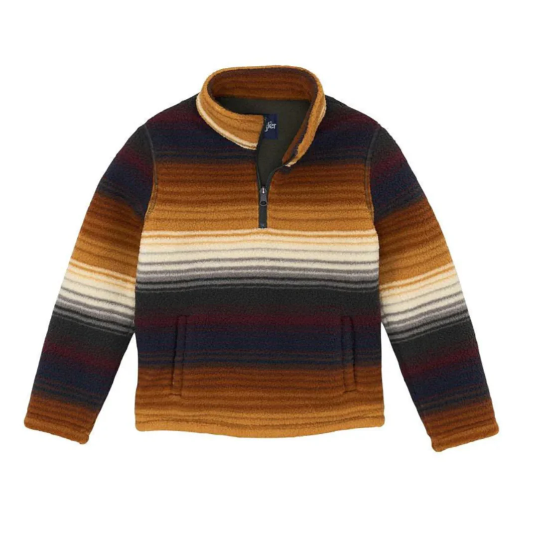 Wrangler Boys' 1/4 Zip Sherpa Pullover