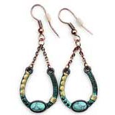 Wyo Horse Women's Artisan Horseshoe Earrings