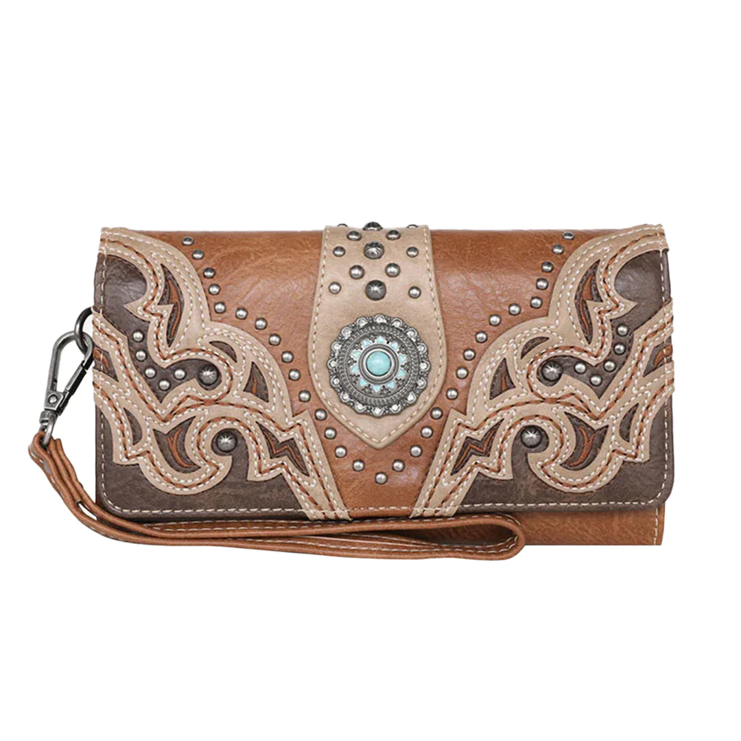 Montana West Cut-Out Buckle Purse Wallet