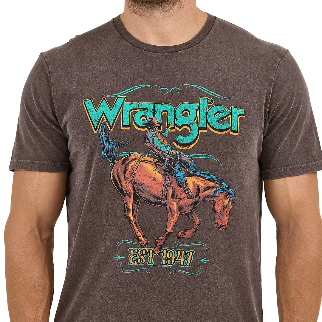 Wrangler Men's Bucking Horse Graphic T-Shirt