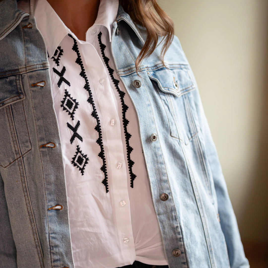 Stetson Women's Long Denim Jacket