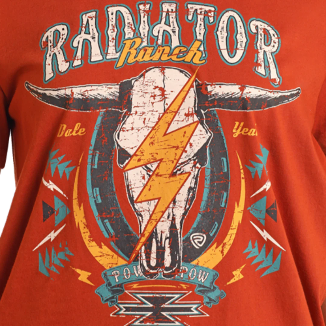 Rock & Roll Denim Unisex Brisby Radiator Ranch Lightning T-Shirt