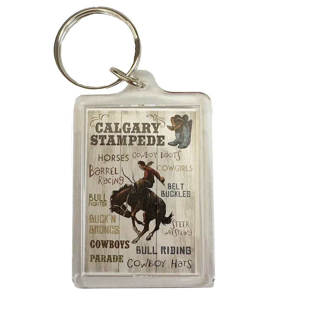 Calgary Stampede Boot And Horse Key Chain