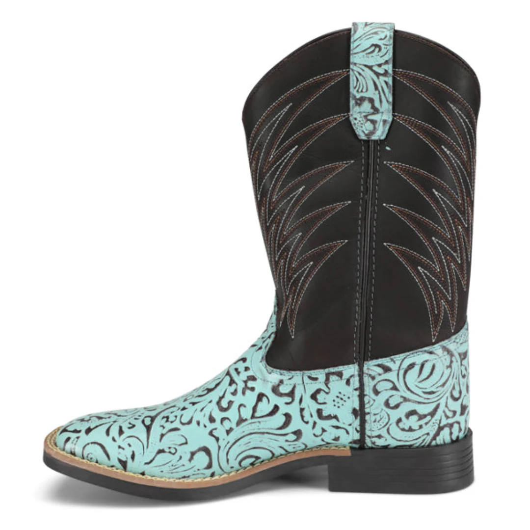Cowboy Legend Girls' Floral Western Boots
