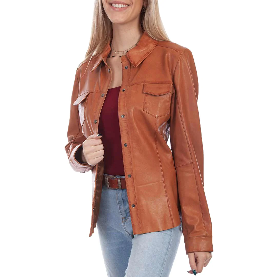 Scully Women's Contemporary Lamb Leather Jacket