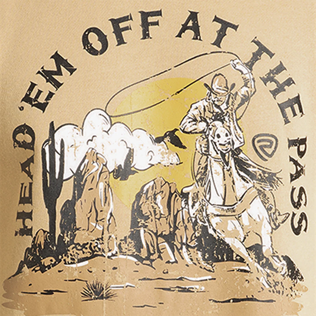 Rock & Roll Denim Unisex Cowboy Graphic Hoodie