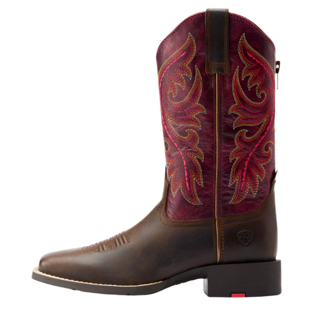 Ariat Women's Round Up Back Zip Western Boot