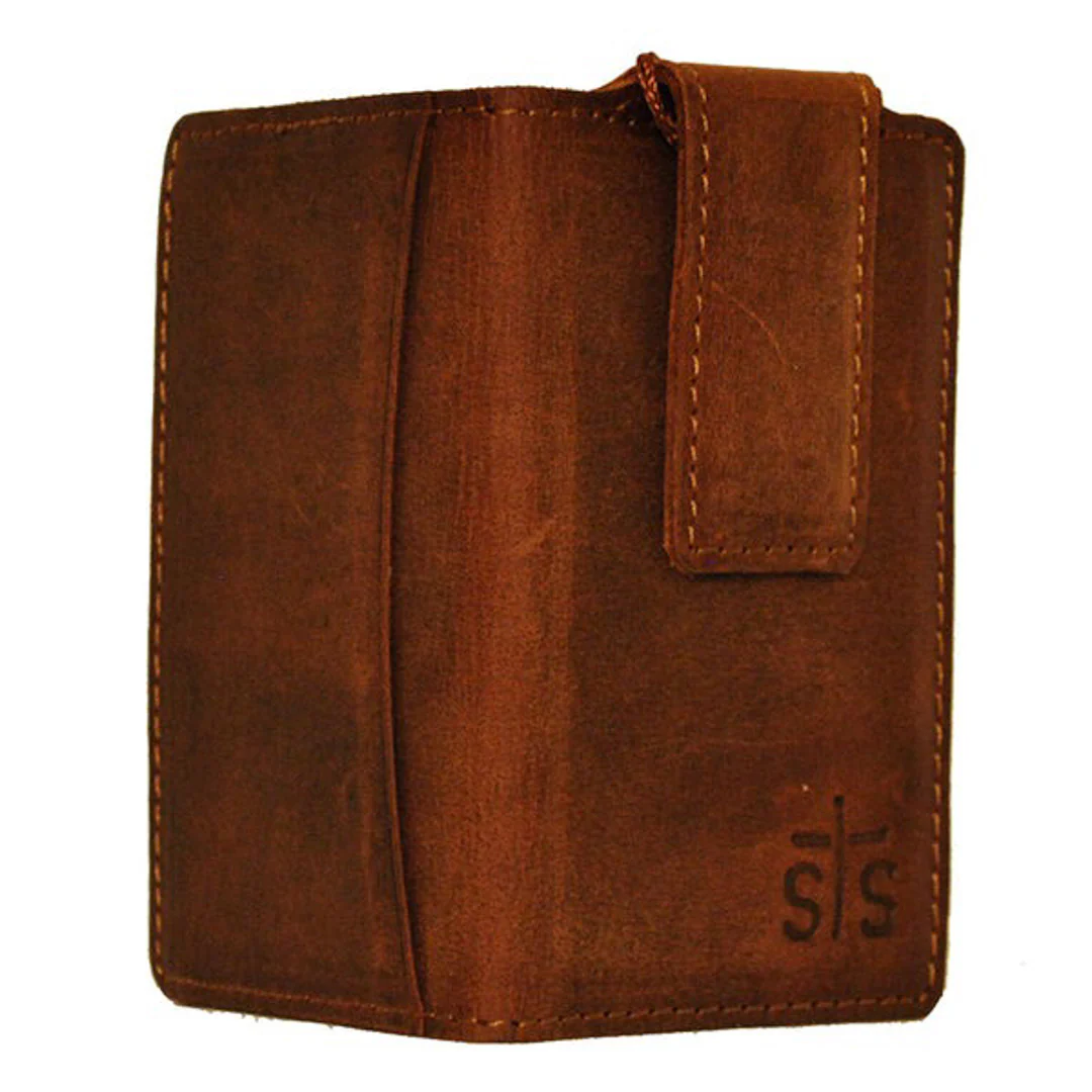 STS Ranchwear Men's Foreman Leather Money Clip Cardholder