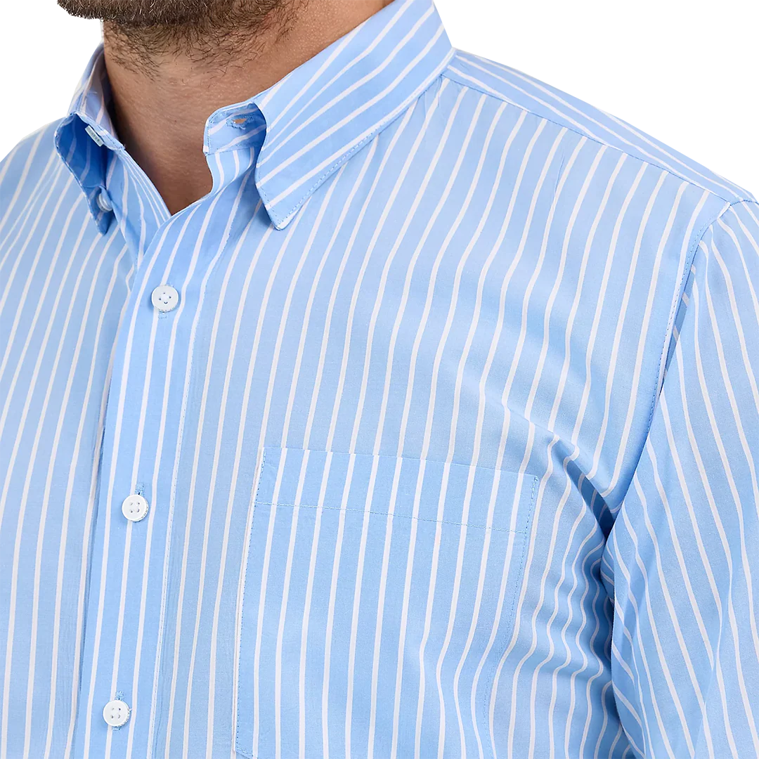 Wrangler Men's Cody Johnson Stripes Long Sleeve Button Shirt