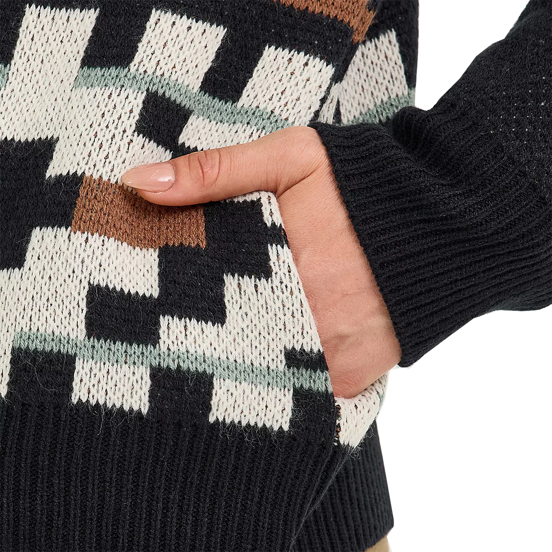 Wrangler Women's Southwestern Full Zip Cardigan Sweater