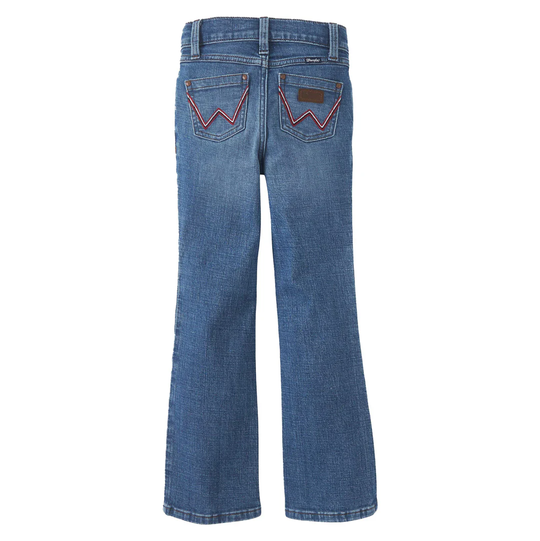 Wrangler Girls' Daisy Bootcut Jeans