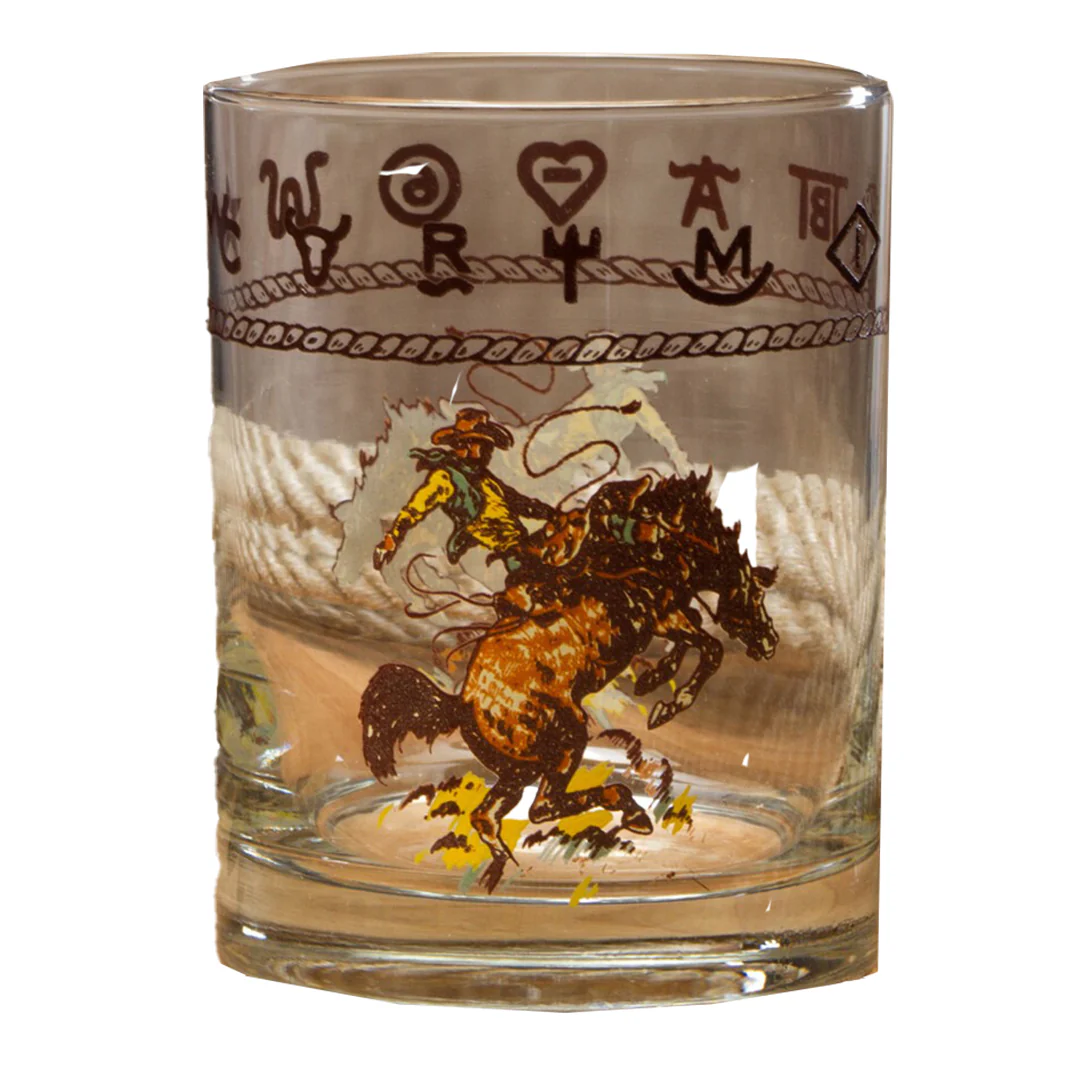 West Creation 14OZ Whiskey Set Of 4 Bronco Glass
