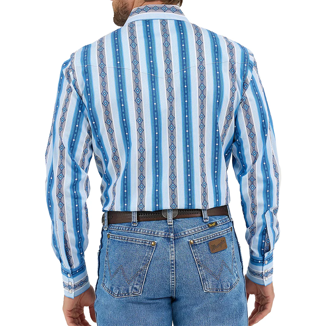 Wrangler Men's Checotah Long Sleeve Snap Shirt