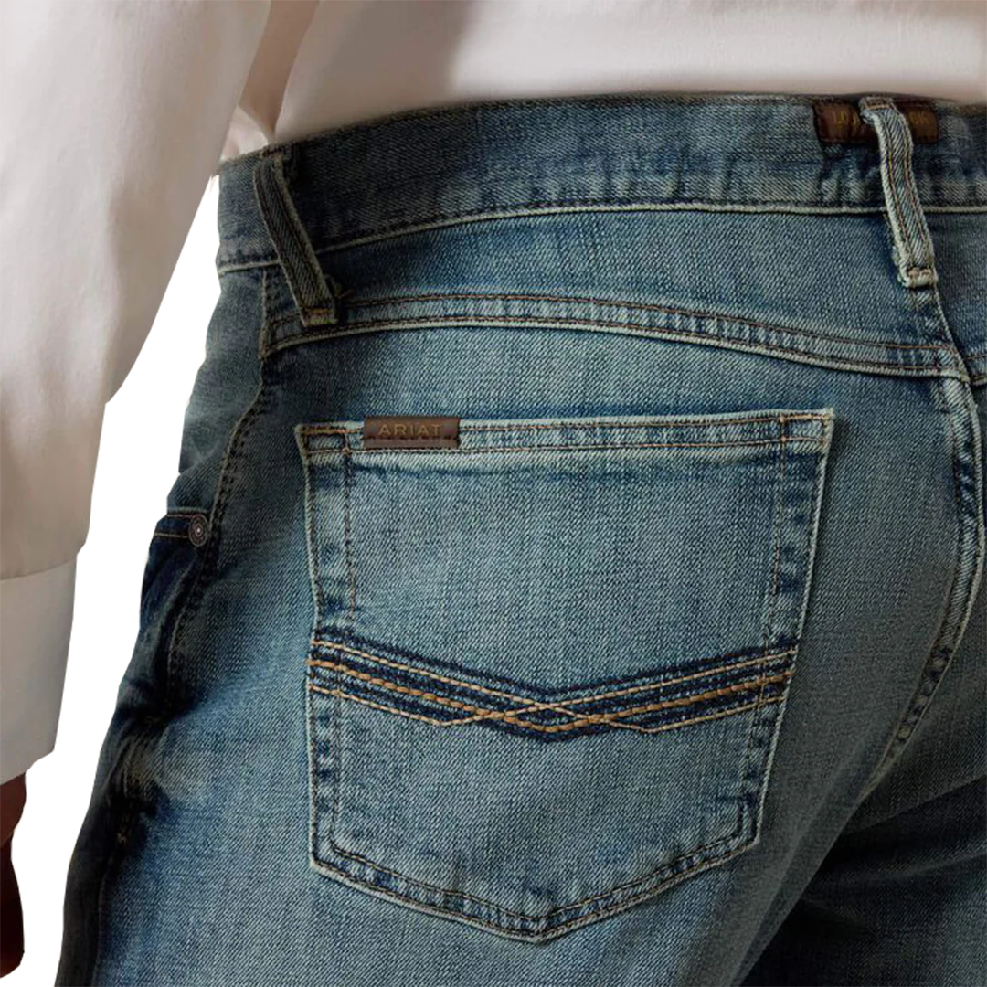 Ariat Men's M4 Low Rise Stretch Legacy Stackable Straight Leg Jeans