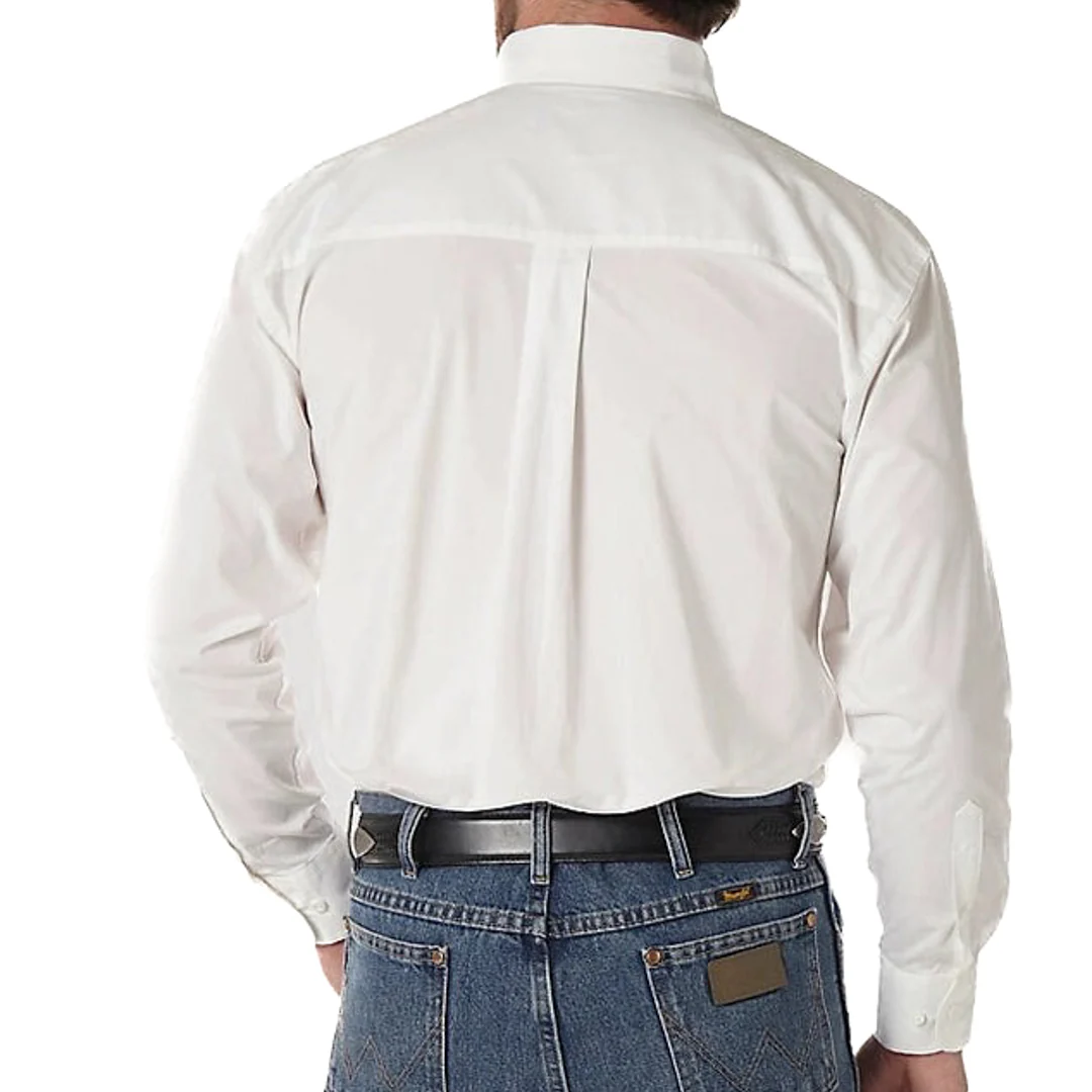 Wrangler Men's George Strait Button-Down Shirt In White
