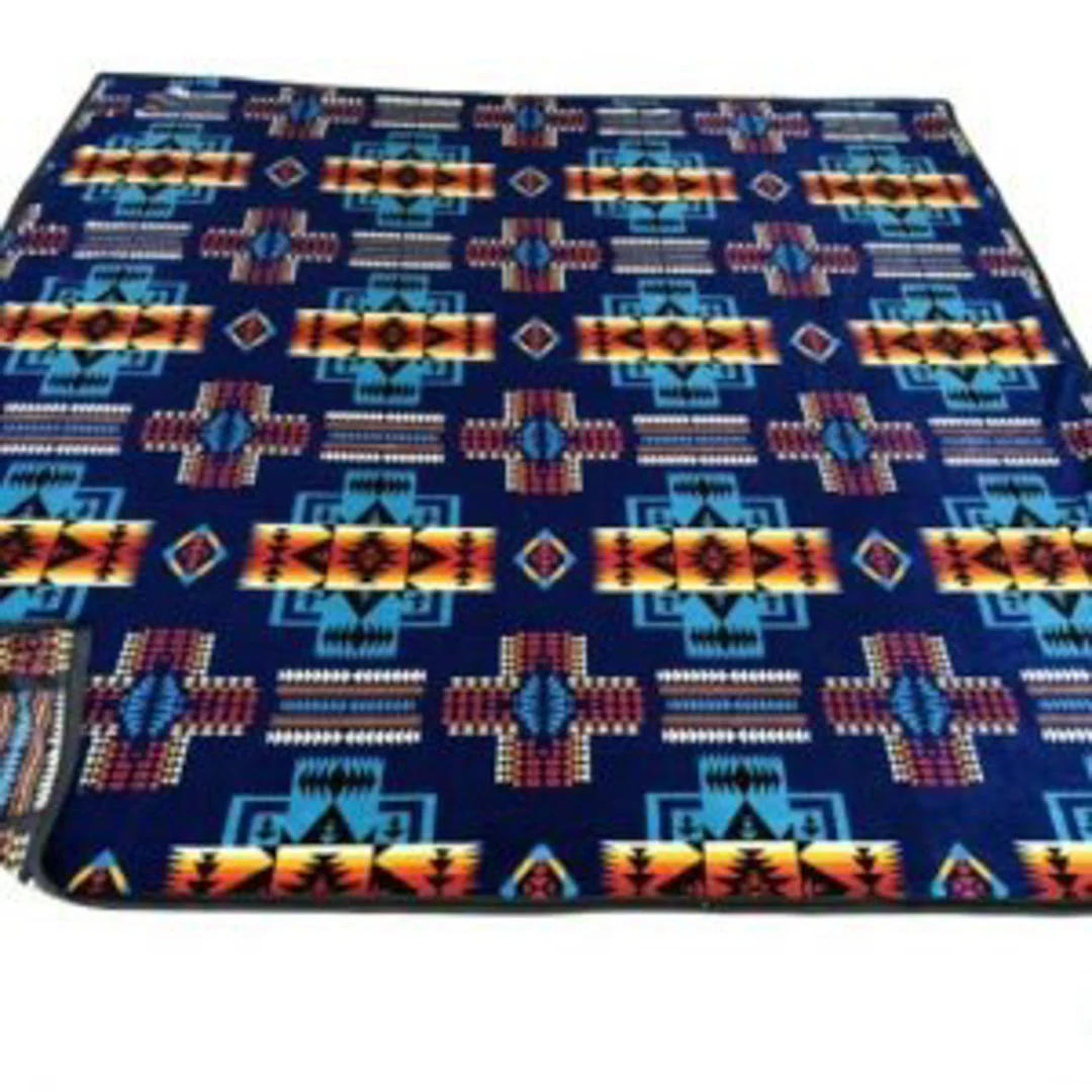 Nativo Aztec Flannel Throw Blanket