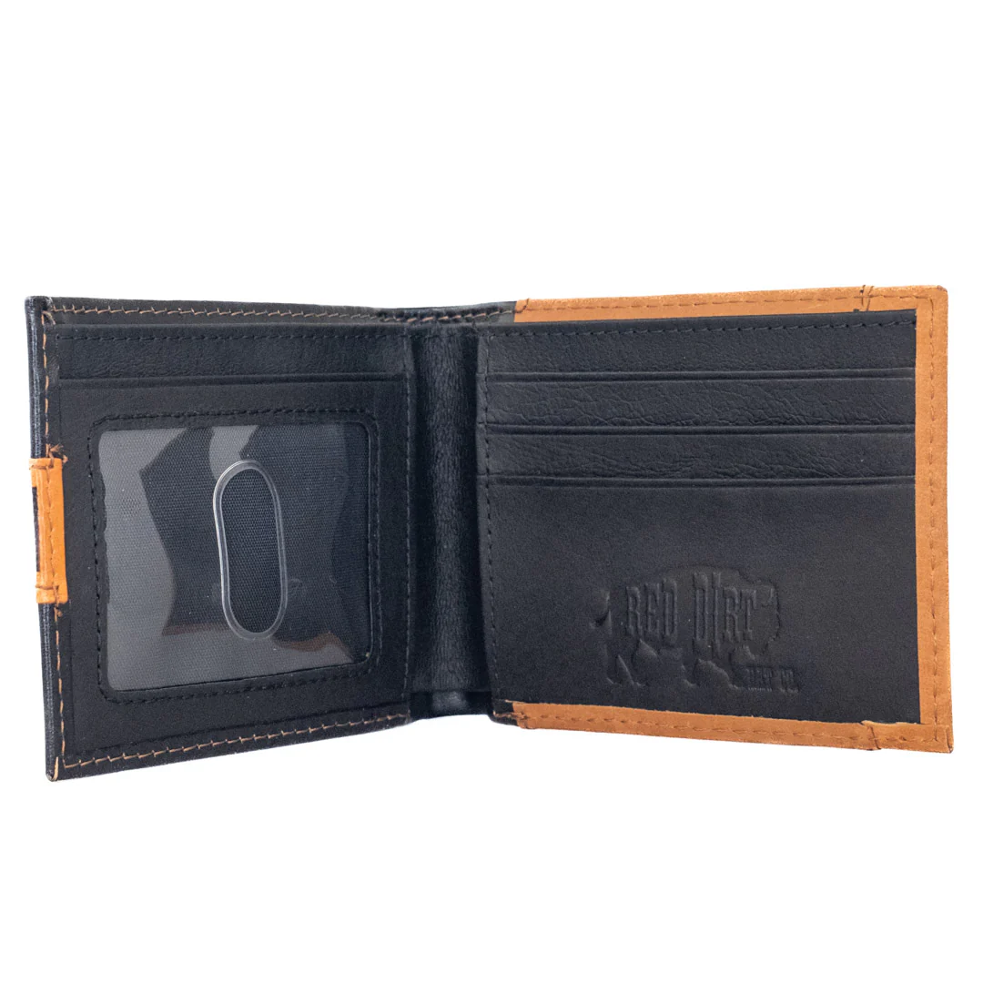 Red Dirt Hat Co. Bifold Aztec And Bison Wallet