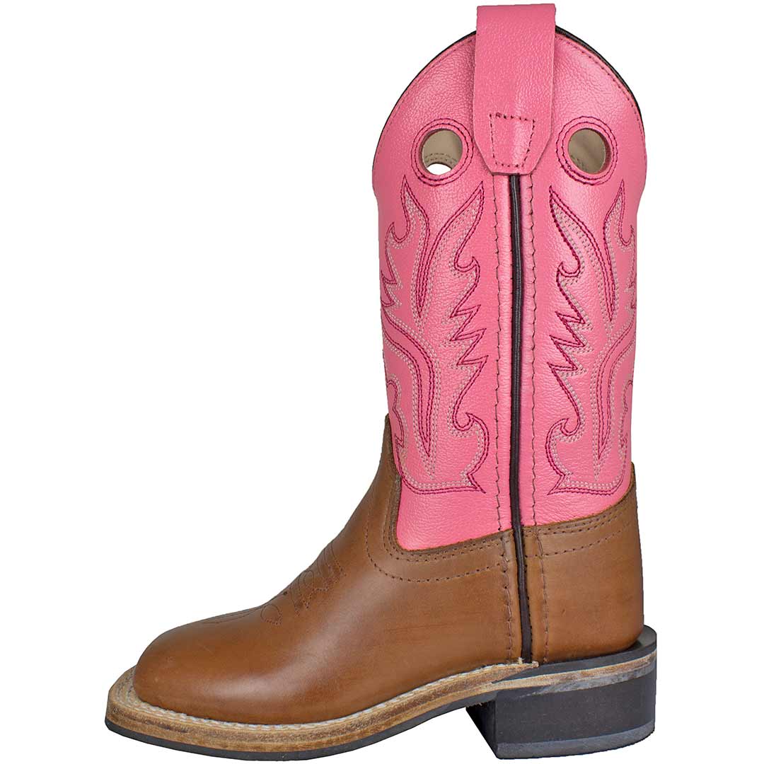 Old West Girls' Square Toe Cowgirl Boots