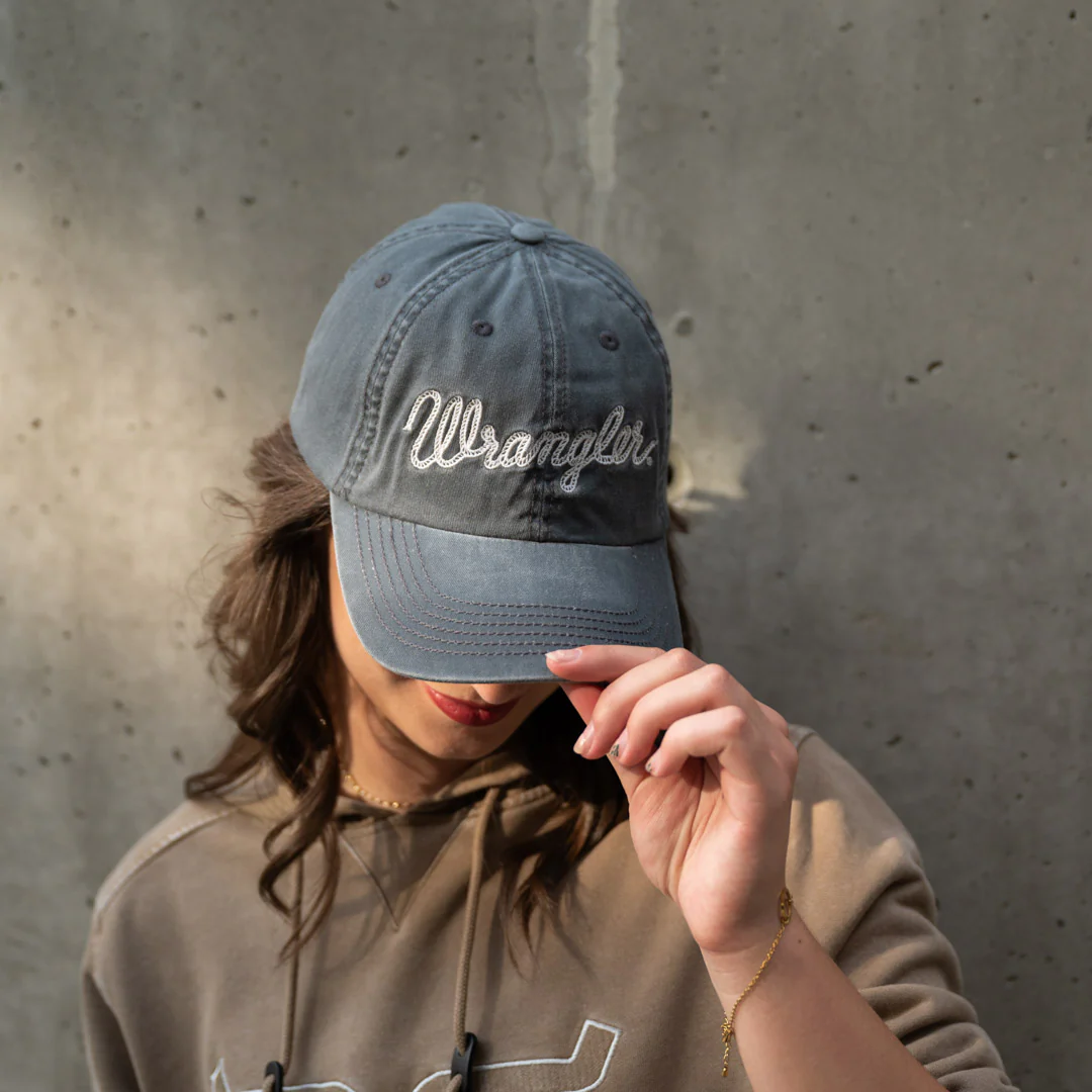 Wrangler Unisex Pig-Dye Logo Cap