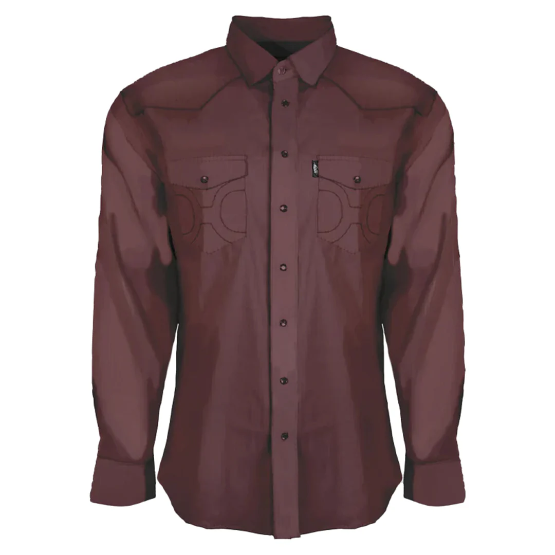 Hooey Brands Men's Dos Sol Long Sleeve Snap Shirt