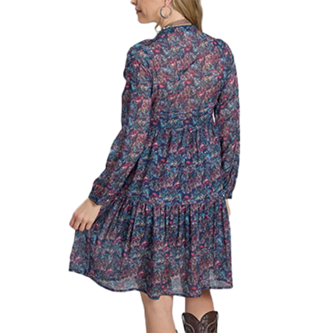 Roper Women's Pretty Peasant Floral Dress