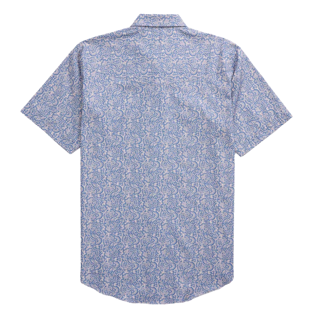 Ely Cattleman Boys' Paisley Print Short Sleeve Snap Shirt