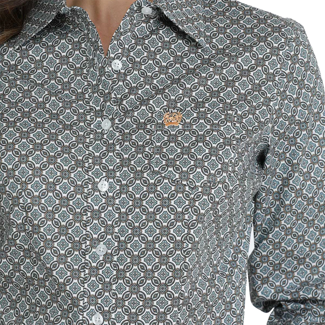 Cinch Women's Medallion Print Button-Down Western Shirt