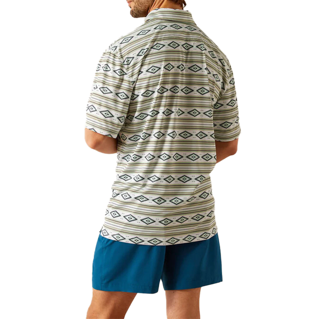 Ariat Men's All Over Print Polo