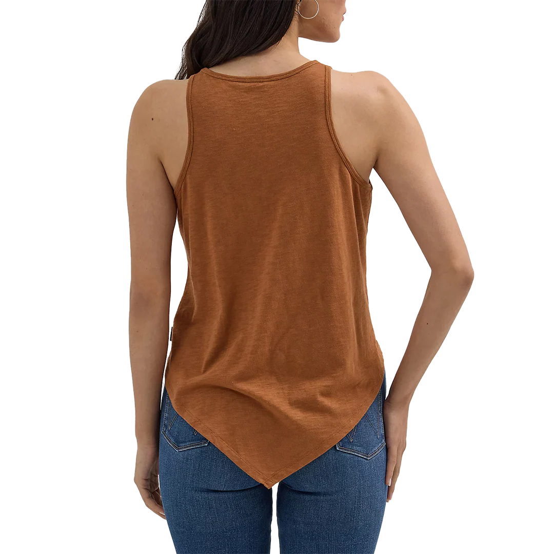 Wrangler Women's Bandana Diamond Front Tank