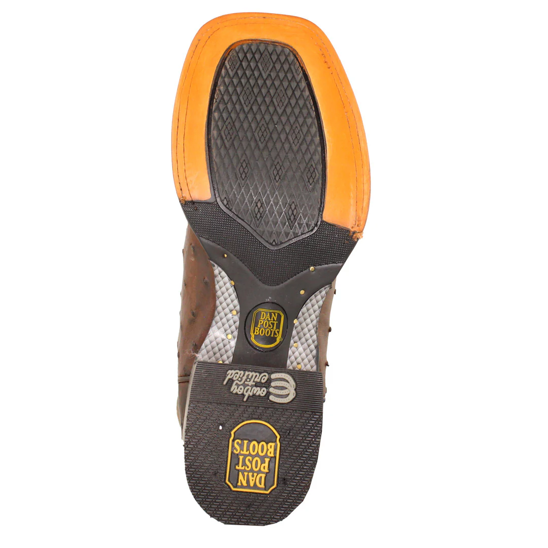 Dan Post Men's Alamosa Full Quill Ostrich Cowboy Boots