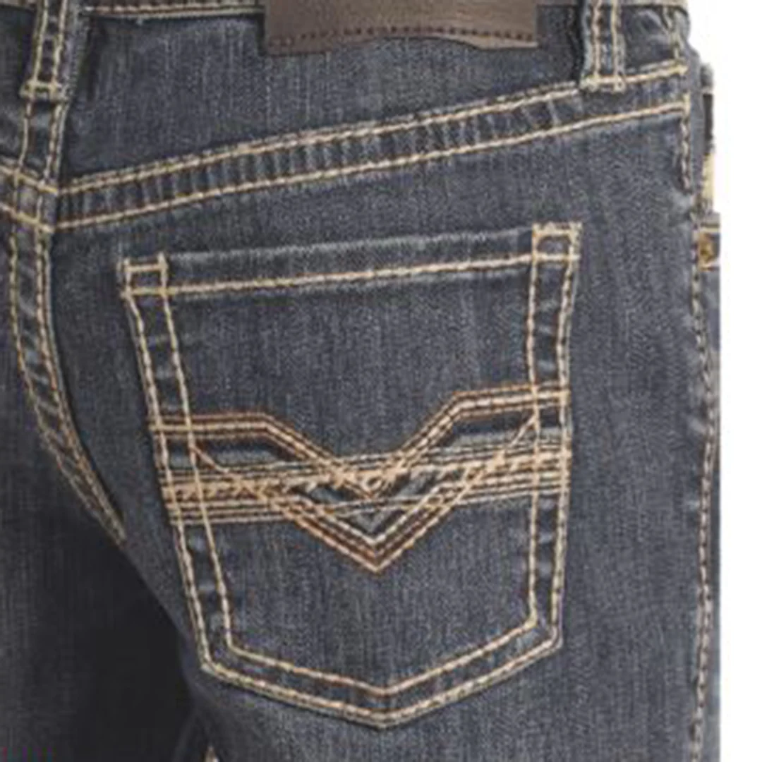 Rock & Roll Denim Boys' Embroidered Bootcut Jeans