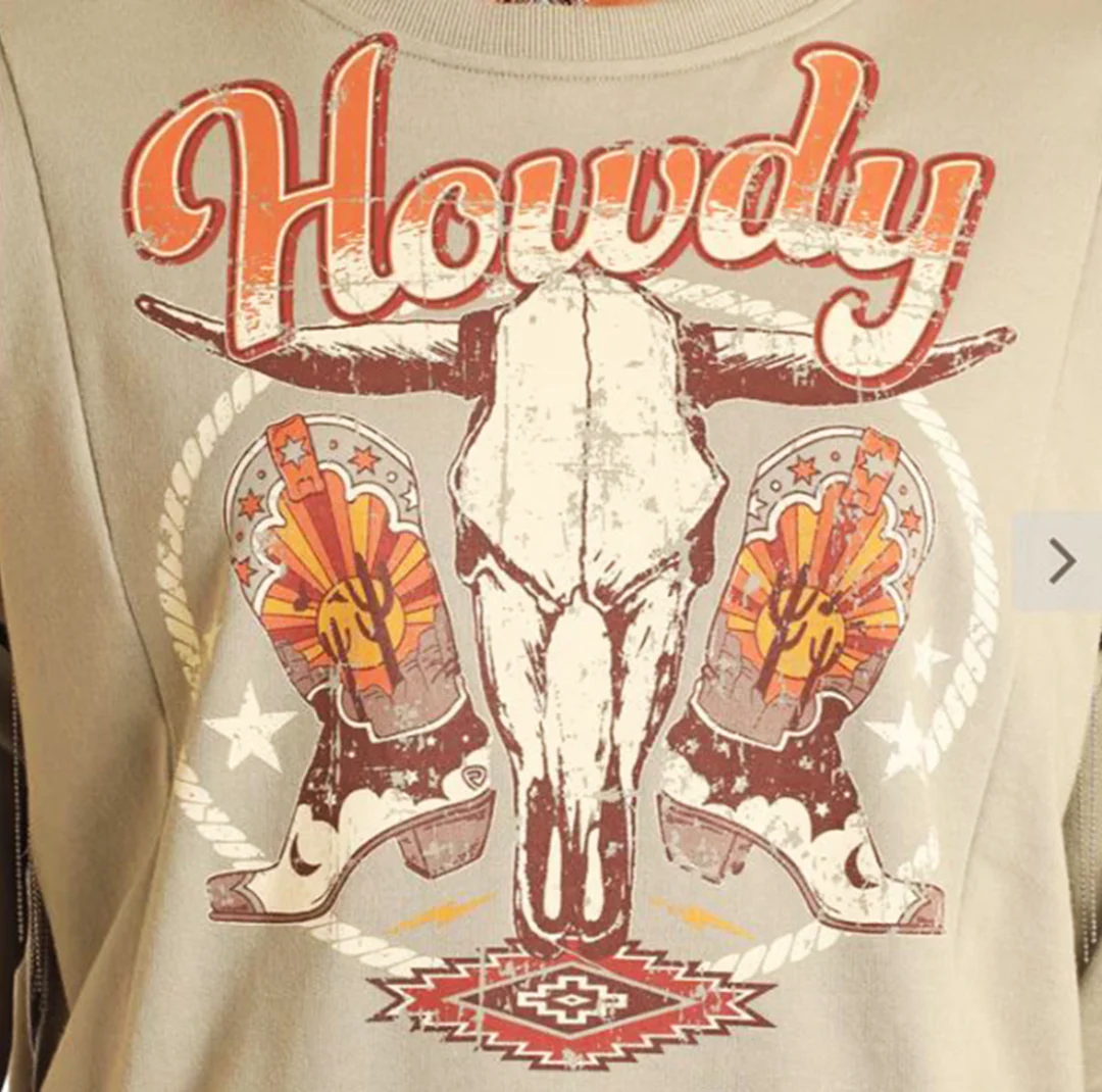 Rock & Roll Denim Women's Fringe Sweatshirt