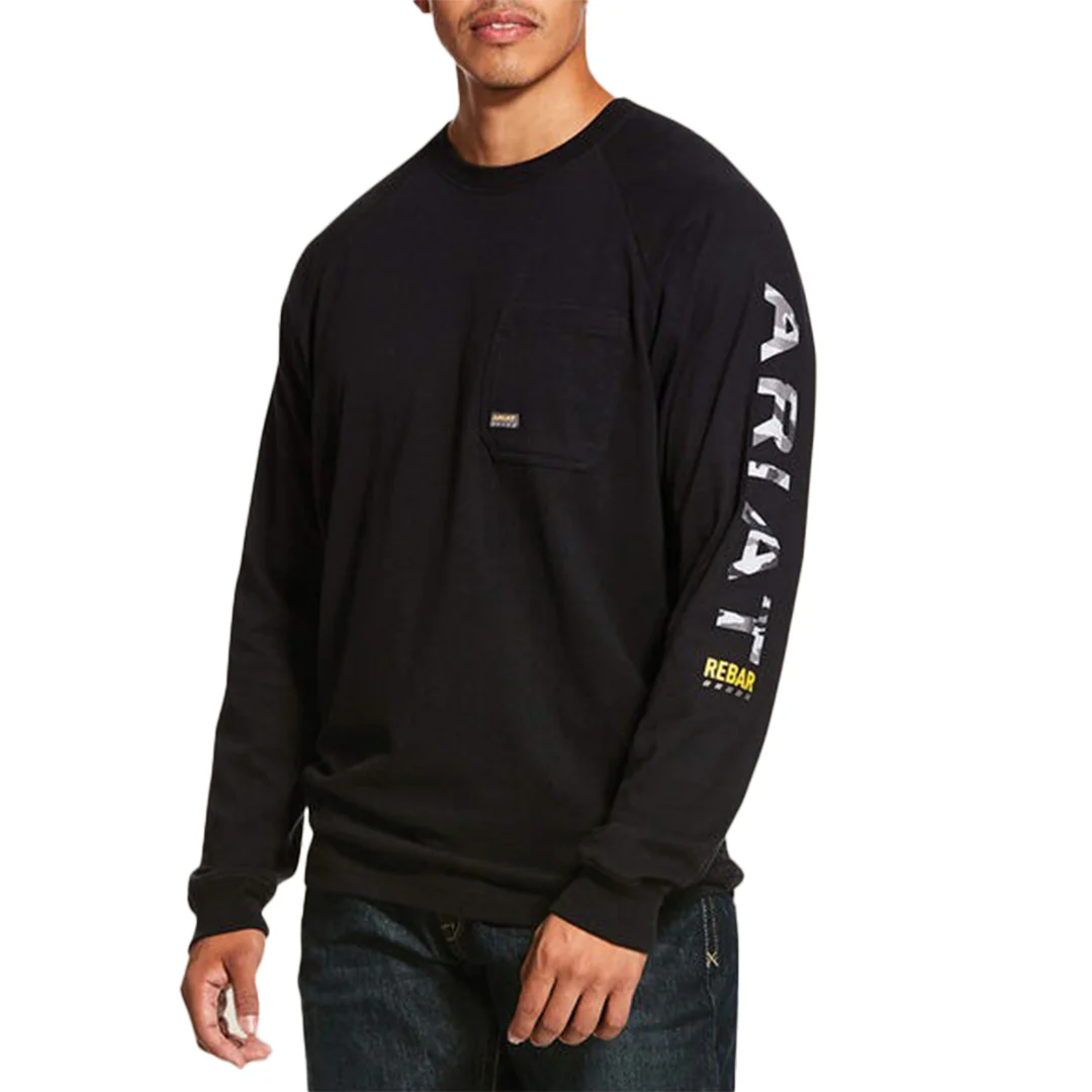 Ariat Men's Rebar Cotton Strong Graphic Long Sleeve Shirt