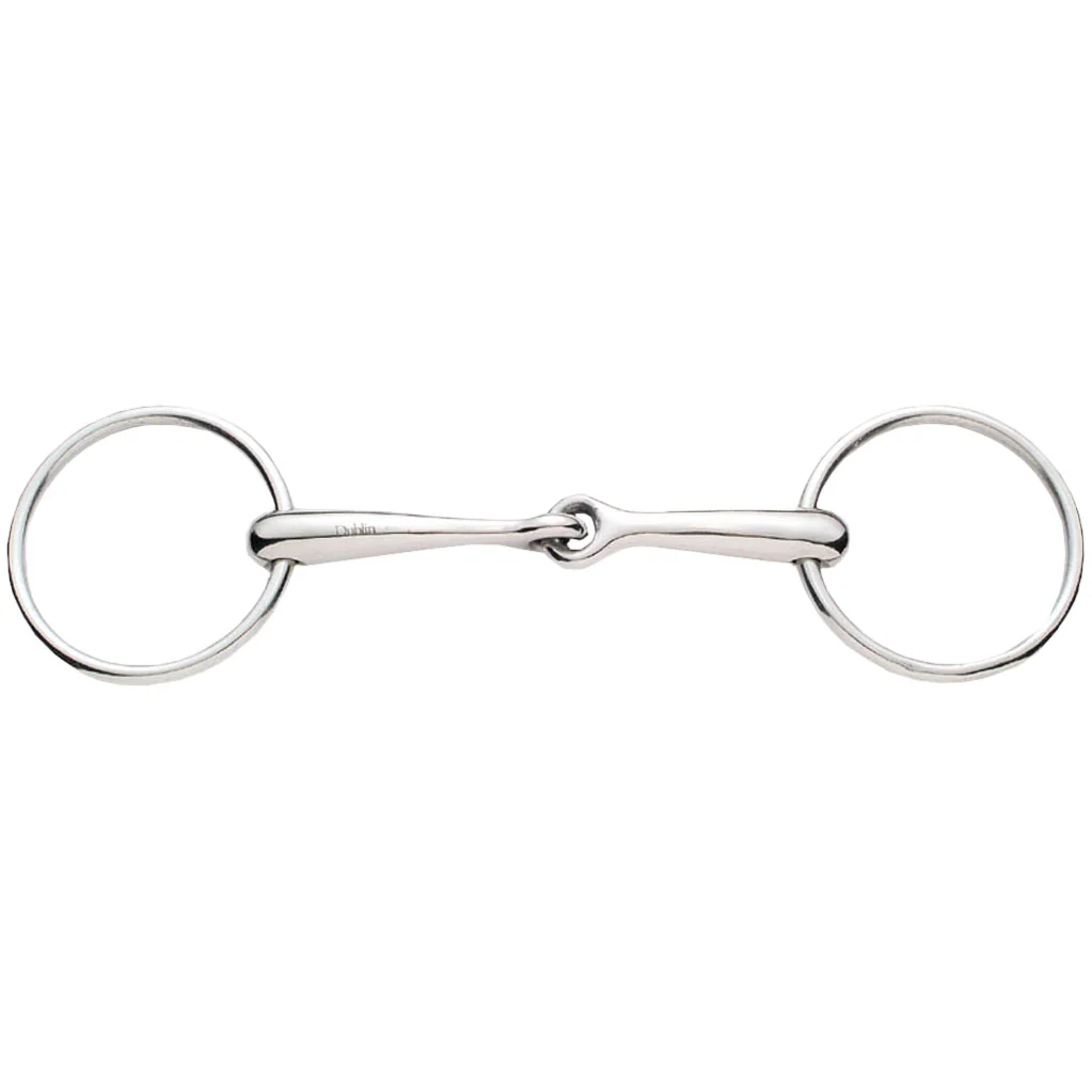 Korsteel Solid Mouth Loose Ring Snaffle Bit