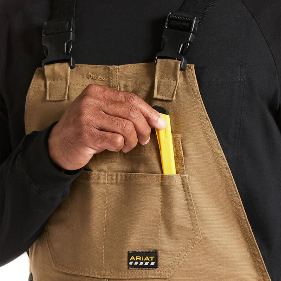 Ariat Men's Rebar Dura Canvas Unlined Bib Overalls