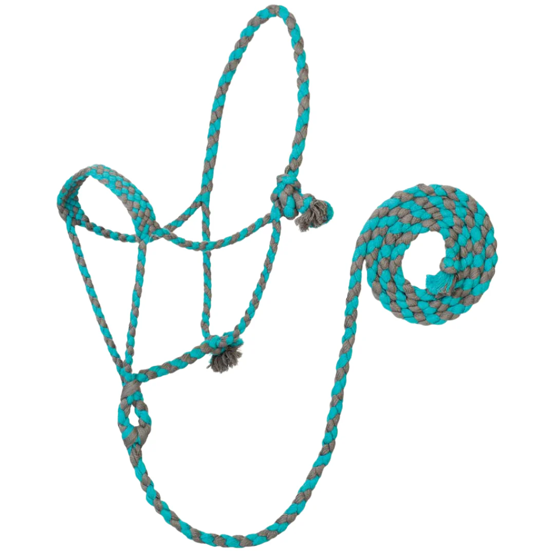 Weaver EcoLuxe Braided Rope Halter with 8' Lead