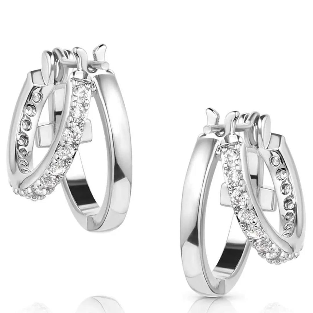 Montana Silversmith's Women's Wrapped in Faith Crystal Earrings