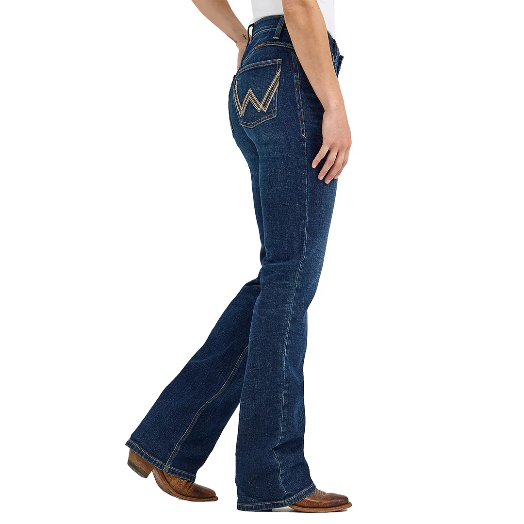 Wrangler Women's Ultimate Riding Willow Mid-Rise Bootcut Select Fit Jeans