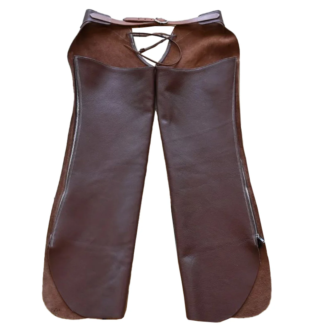 Weaver Shotgun Full grain Leather Work Chaps