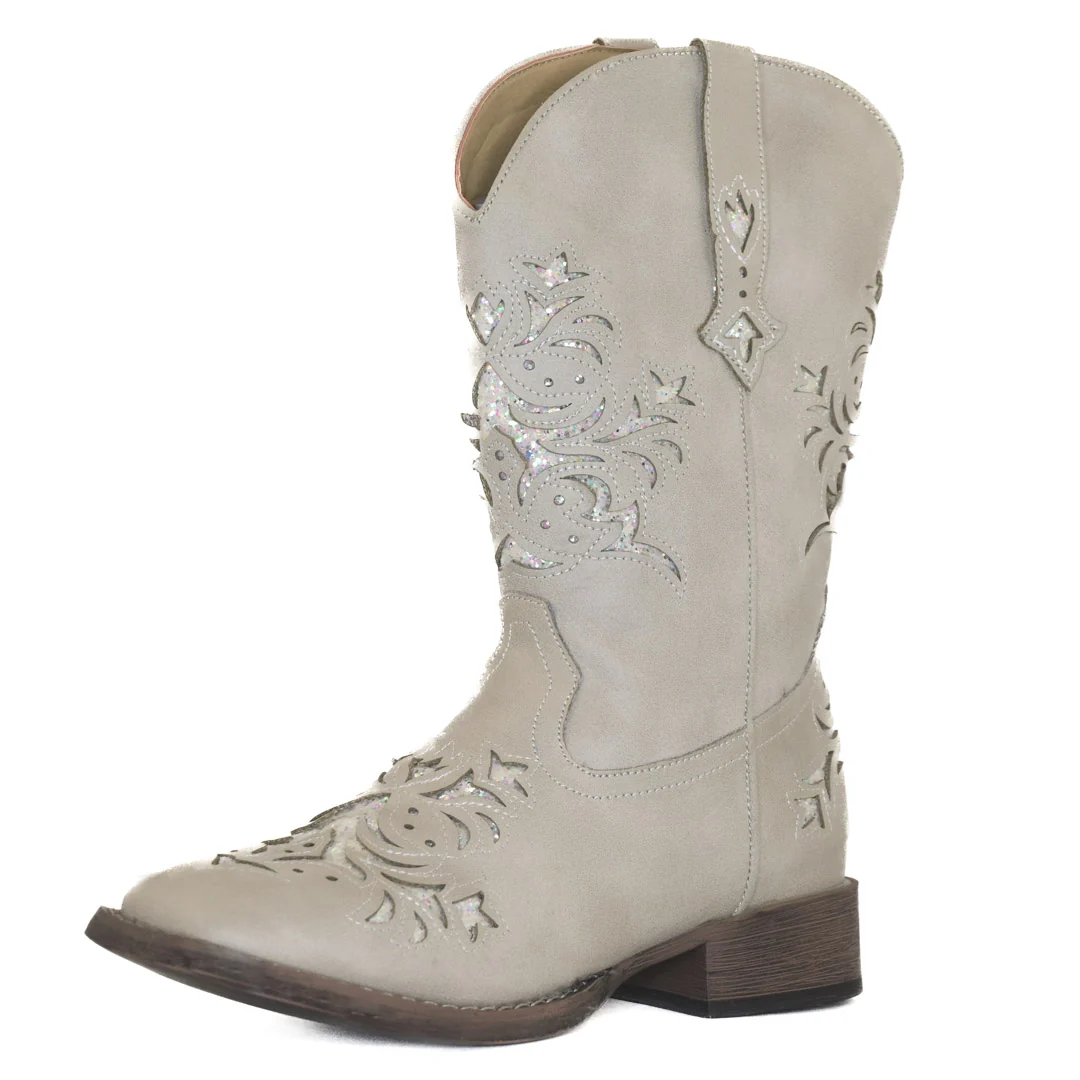 Roper Kids' Lola Square Toe Cowgirl Boots