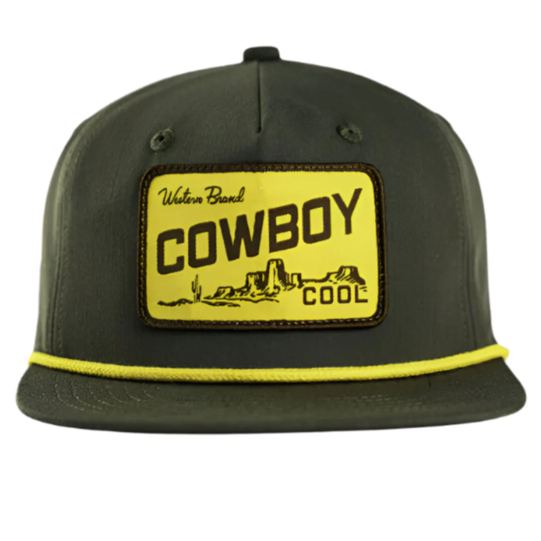 Cowboy Cool Men's Desert Nomad Rope Snap Back Cap