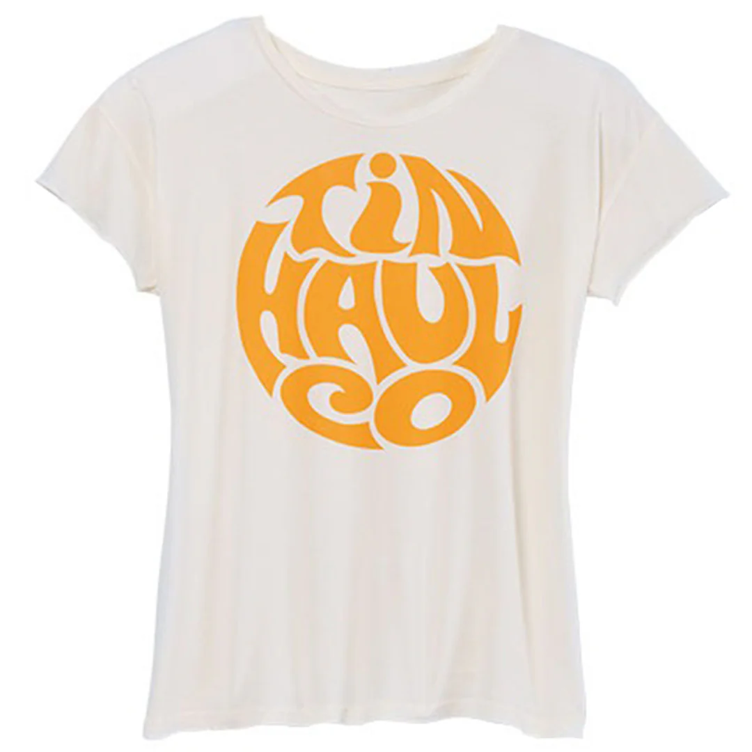 Tin Haul Women's In Wavy Circle Screen Print T-Shirt
