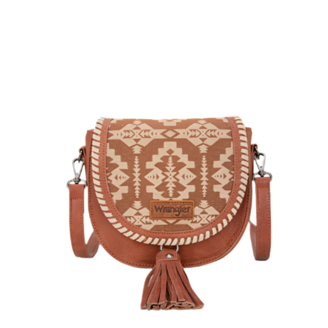 Wrangler Women's Aztec Print Mini Crossbody Purse