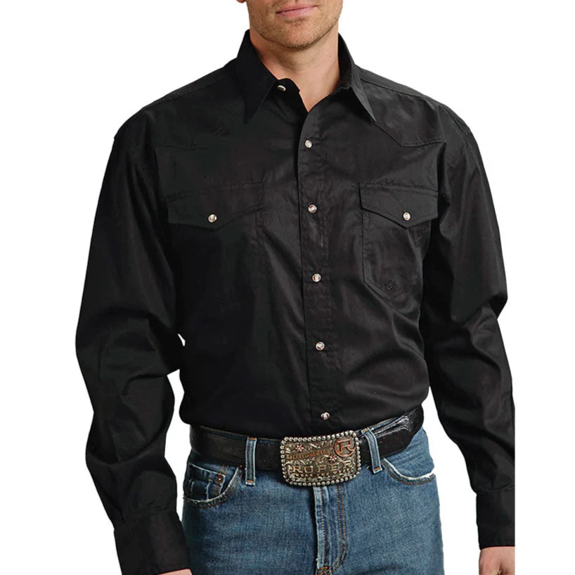 Roper Men's Poplin Western Shirt