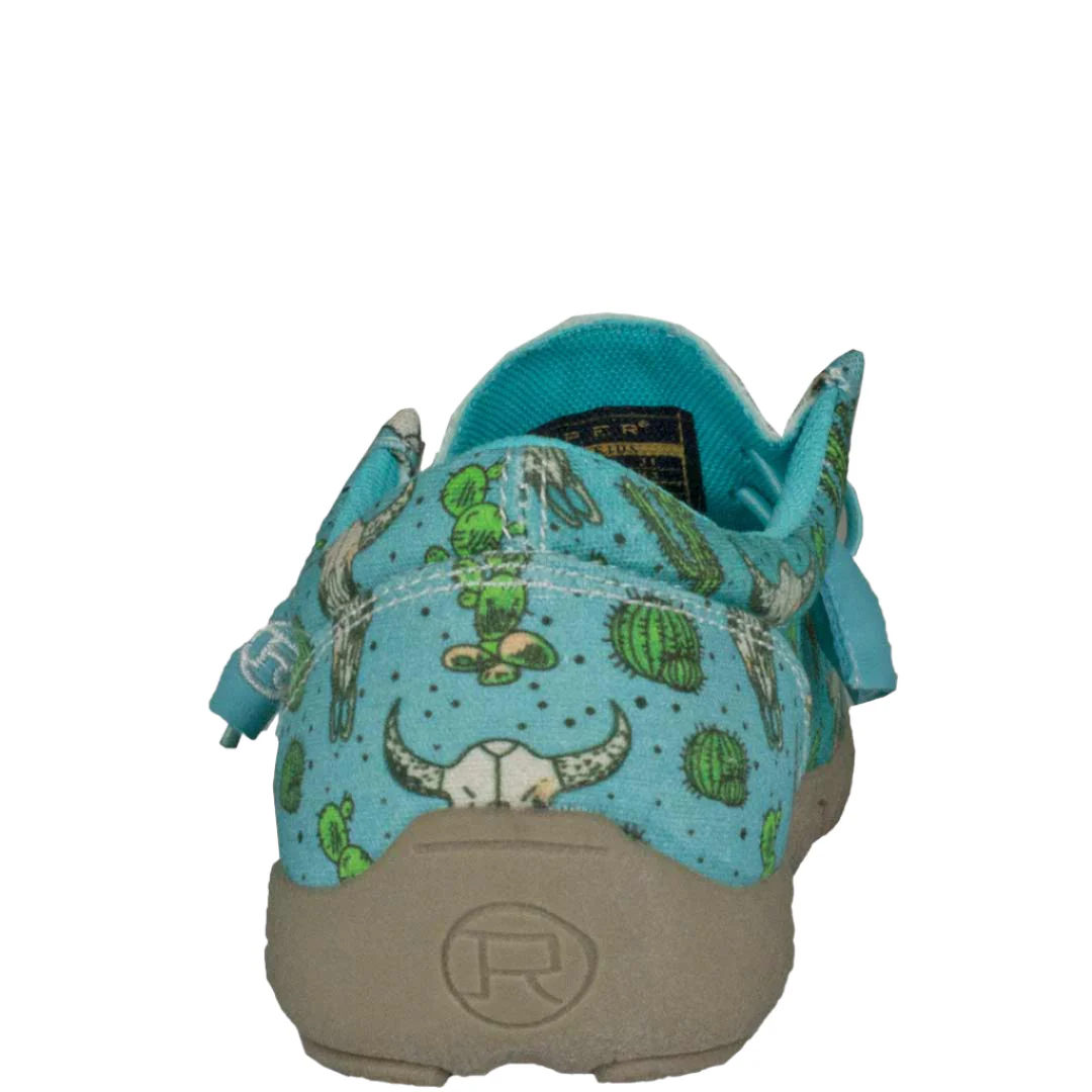 Roper Girls' Cactus Print Slip-On Shoes