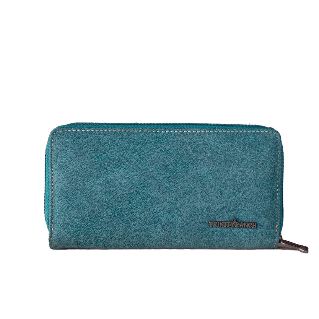 Montana West Women's Trinity Ranch Hair-On Cowhide Wallet