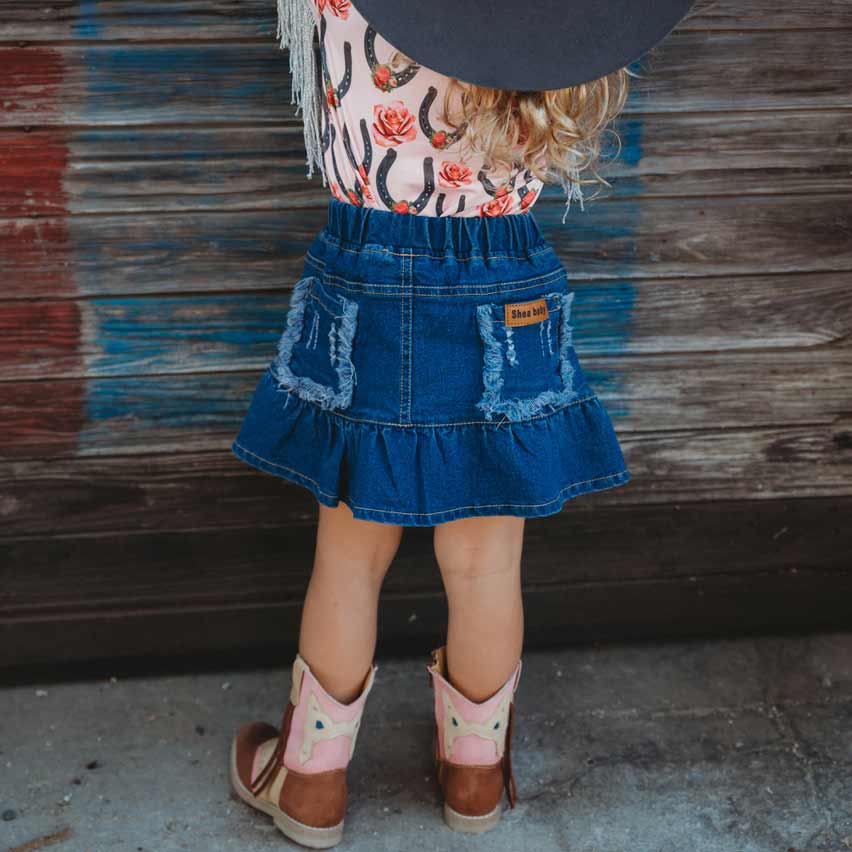Shea Baby Toddler Girls' Jean Skirt